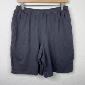 Cariloha Shorts L Black Bamboo Fit Performance Athleisure Lounge Sporty Relaxed